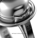 Sterling Silver Ring - The Abbot - By Randal Alan - 3D Printing Technology